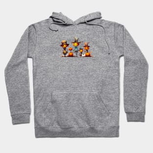 Spooky Halloween Scarecrow Family Hoodie